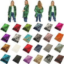 Rose Floral Pashmina Reversible Scarf Shawls