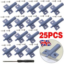 25 PCS Soft Close Quiet Closer Damper Buffers for Kitchen Cabinet Door Drawer