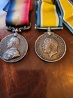 WW1 2 Military Medal Including Bravery In The Field,  Engraved