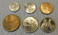 Kursmünzen Slowakei 10 Halierov-10 Korun verschiedene Jahrgänge