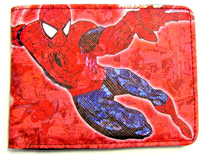 Spiderman Comics Wallet Bi-Fold Red/Blue BRAND NEW