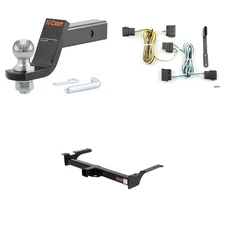 CURT Class 3 Towing Kit Trailer Hitch, Wiring, Ball Mount - 13053, 56020, 45856