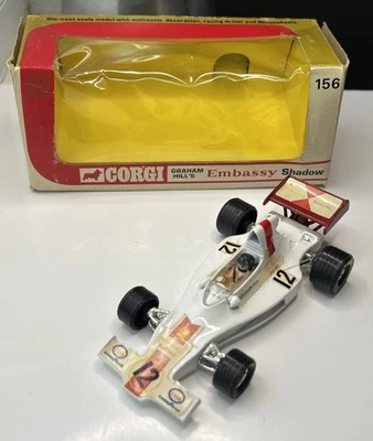 Corgi Graham Hill’s Embassy SHADOW F1 Racing Car Vintage 1974-76 Boxed 156 - Image 1 of 4