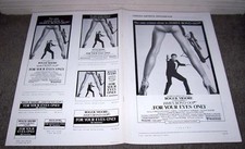 FOR YOUR EYES ONLY original 1981 movie pressbook JAMES BOND/ROGER MOORE