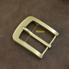 Replacement Solid Brass Pin Buckle 40mm Inside Width Leather Belt Buckle Classic