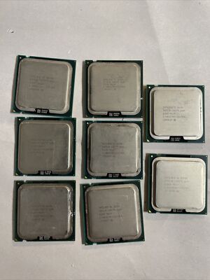 Lot 8 Intel Core 2 Quad CPU Processors Q8200 Q8300 Q6600 Q9400 @CPUQ
