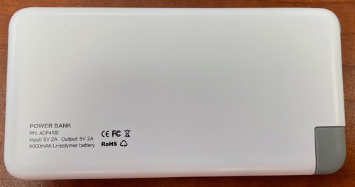 4000mAh Power Bank Battery Extra Juice For Phone Or Tablet - Picture 3 of 4