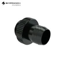 BarrowCH Barrow G1/4" to 3/8" Barb Fitting 9.5 ~ 10 mm ID Flexible Tubing Black