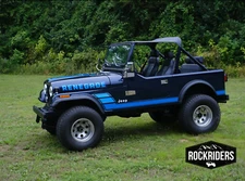 1976-1986 CJ7 Bikini Bimini Top Cover in Black Crush 90701