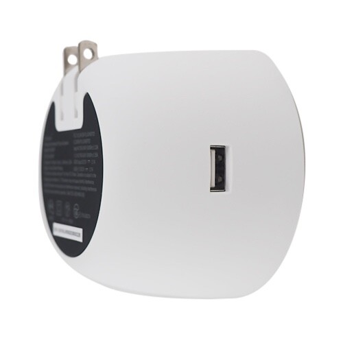 Newport Plug-in Bluetooth Speaker, Light Gray/White - Open Box