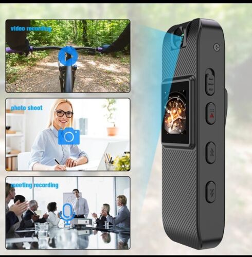 Action Spion Mini Infrarot Kamera HD 1080 180° Nachtsicht Sport Business Bodycam - Bild 13 von 13