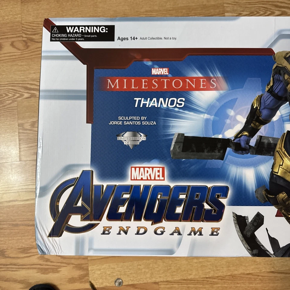 Figura Marvel Milestones The Avengers Thanos Edición Limitada Diamond Select Foto 3 de 4