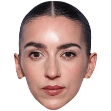 Marine Serre (Hair Up) Big Head. Larger than life mask.