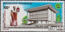 Ruanda 463A (kompl.Ausg.) postfrisch 1971 Post und Fernmeldeunion