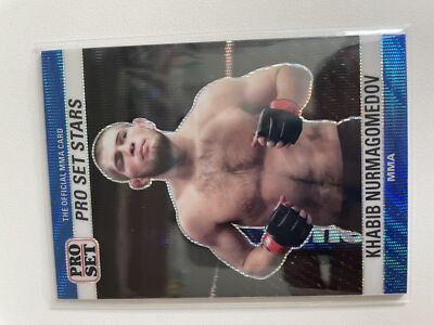 2021 Pro Set Stars Khabib Nurmagomedov Blue Wave #/30