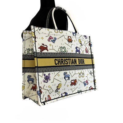 Christian Dior - NEW 2022 Large Pixel Zodiac Embroidered Canvas