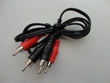 3 Foot Patch Cord Dual RCA Audio Male Cable on Each End, 2 RCA Male -2 RCA Male