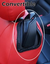 For Ford Mustang 2015-2023 Blackred Iggee Custom Fit 2 Front Seat Covers