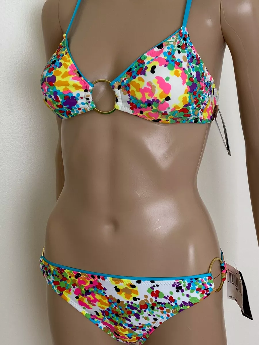 NEW Rampage 2 Piece Crossback Hipster Bikini XS Extra Small Macys Swimwear