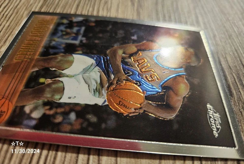 1996-97 Bobby Phills #68 Topps Chrome Cleveland Cavaliers NBA Trading Card Foto 2 de 4