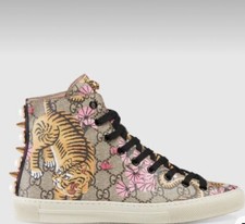gucci tiger high top sneakers womens size 36/6