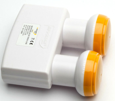 Golden Media Monoblock Twin LNB GM206 Astra / Hotbird für 2 Receiver