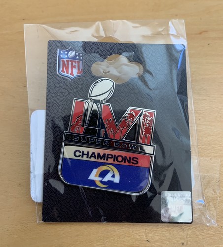 SUPERBOWL LA RAMS lanyard, and five SUPERBOWL pins NEW EEE - Picture 7 of 11