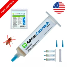 Roach Gel Bait - 4 Tubes + Plunger & Tips - Fast Ship Pest Control Cockroach Kil