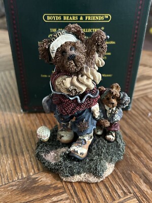 Boyd s Bears Figurines, 1999 2nd Edition Arnold P. Bomber   The Duffer W/ Box