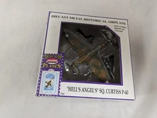 5354-1 Postage Stamp Planes Model Power Hell's Angel's Sq. Curtiss P-40 Diecast