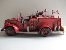 Feuerwehr, nostalgisch, aus Blech, RETRO VINTAGE ANTIK NOSTALGIE, L&auml;nge 42 cm