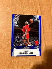2022-23 Leaf Basketball - Nick Smith Jr. - #B-7 Blue Parallel ARC SP ARKANSAS