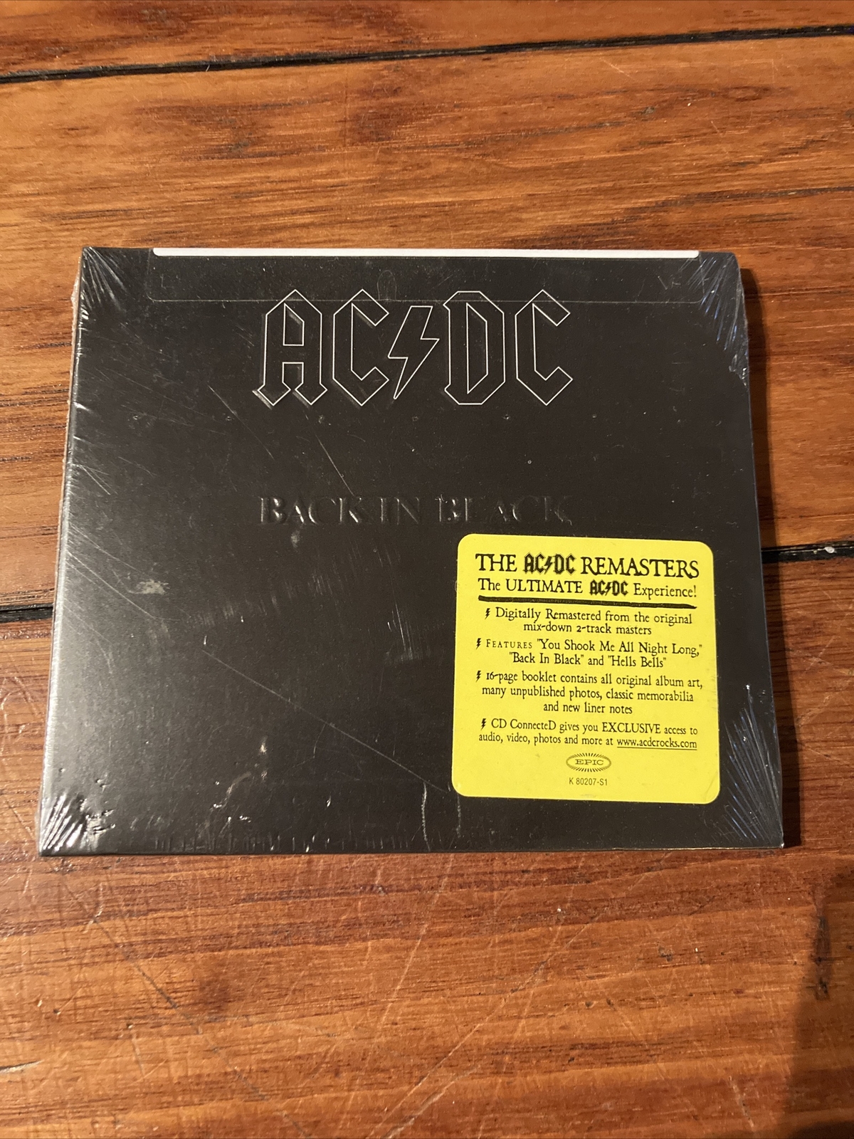 ACDC AC DC CD Back In Black 2003 Remastered Reissue Brand New And ...