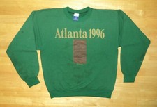 Vintage 1996 Atlanta Olympics Champion Green Single Stitch Sweatshirt Medium