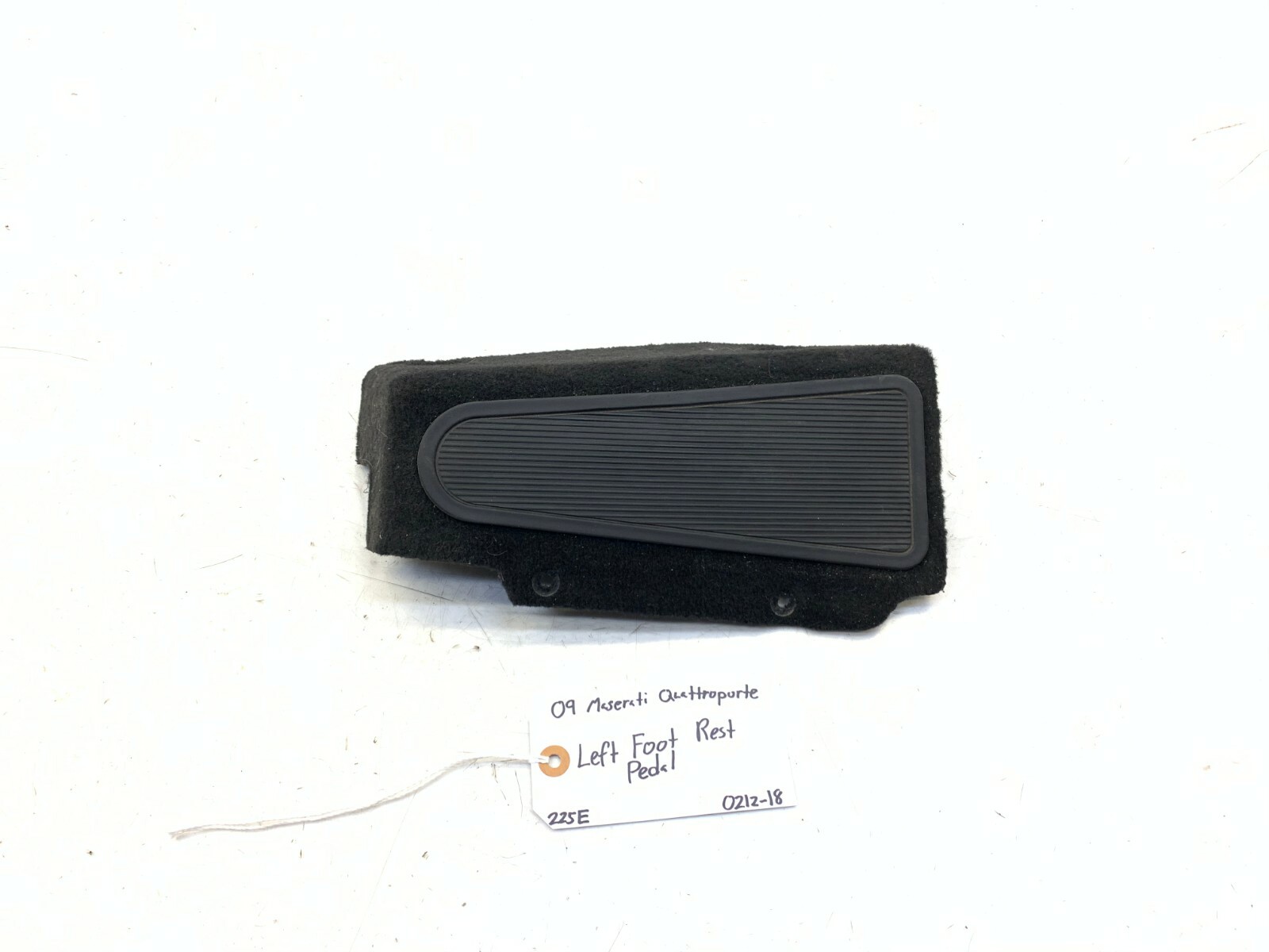 08 09 10 11 12 MASERATI QUATTROPORTE LEFT FOOT REST PEDAL OEM 67644900