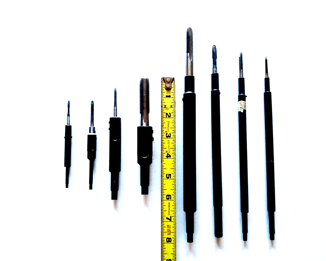 Tap Extensions Machine CNC Mill 8 Pieces With Taps Tooling Milling Drill eBay