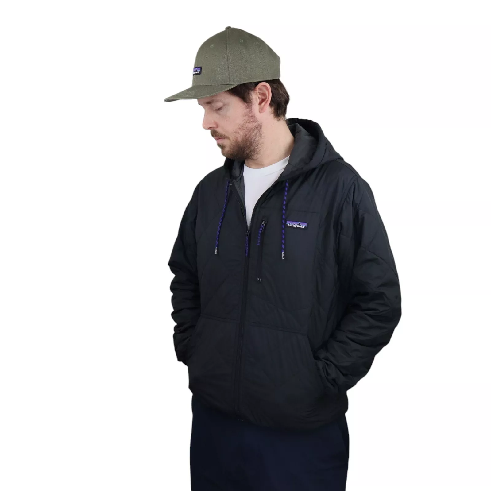 patagonia diamond quilted bomber insulated puffer jacket