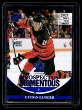 2023-24 Team Canada Juniors Prospectus Momentous Blue Caedan Bankier 271/349