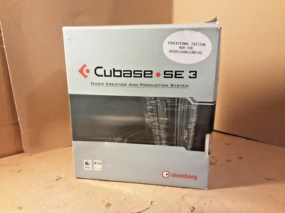 steinberg cubase SE 3 Educational EDITION, P/N:52010261, FEHLENDER PRODUKTSCHLÜSSEL