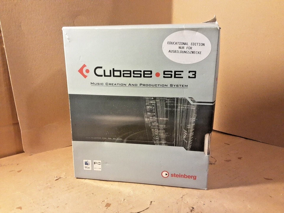 steinberg cubase SE 3 Educational EDITION, P/N:52010261, FEHLENDER PRODUKTSCHLÜSSEL - Bild 1 von 4