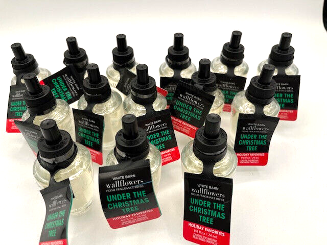 x14 Bath & Body Works Under The Christmas Tree Wallflower Refill Bulb Lot