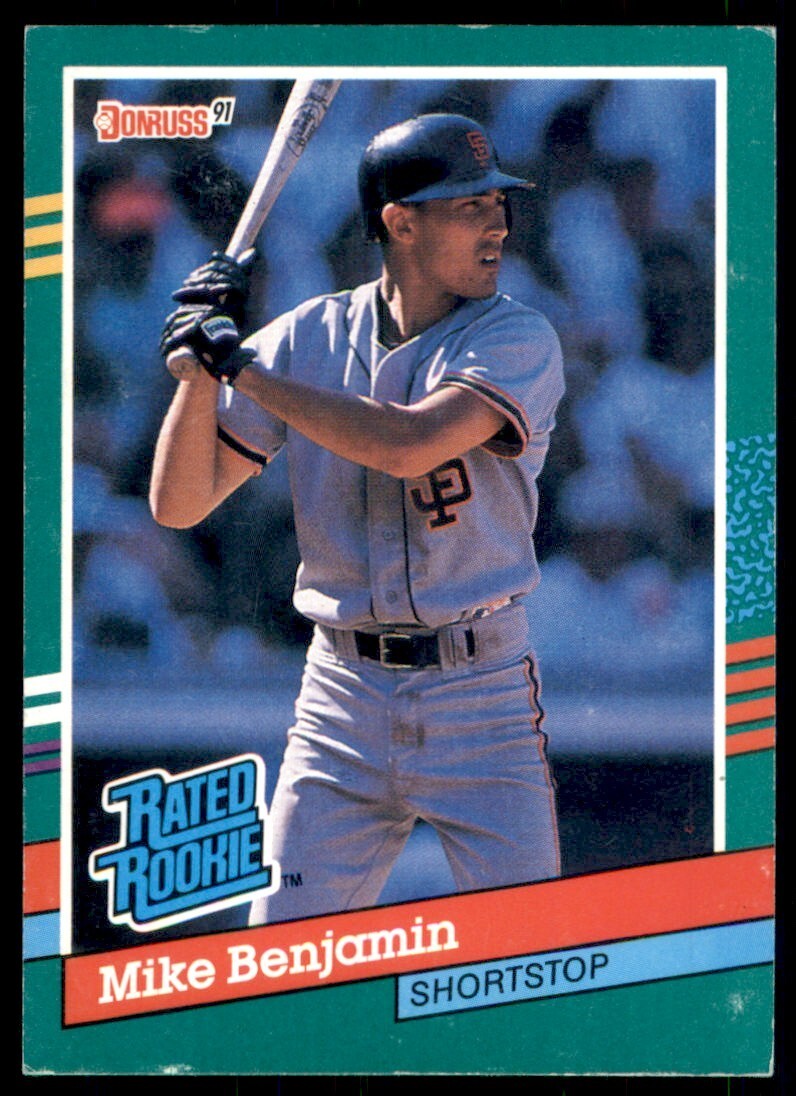 1991 Donruss #432 Mike Benjamin Rookie