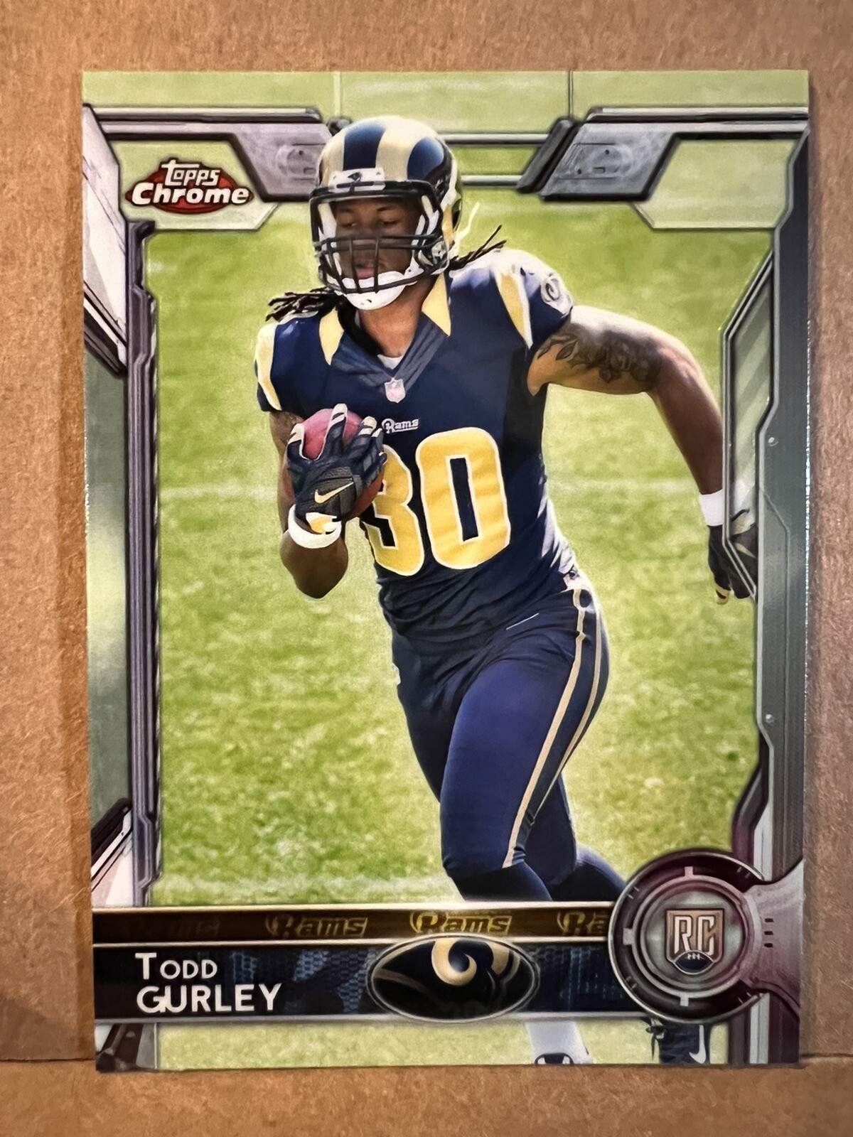 Todd Gurley Rookie RC 2015 Topps Chrome 110 St. Louis Rams