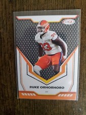 2024 Sage Football Black Ruke Orhorhoro #39 RC Clemson 