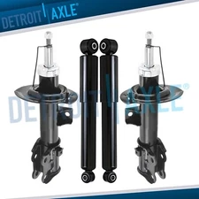 Front Bare Struts Assembly & Rear Shocks Absorbers Kit for Kia Forte Koup Forte5