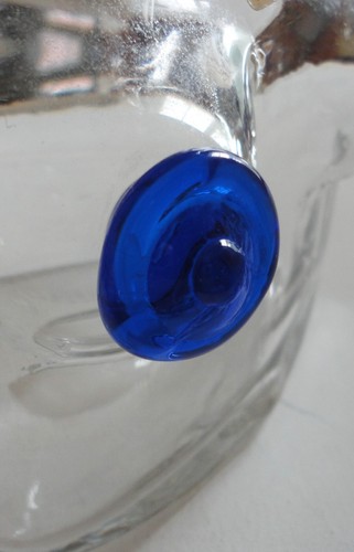 Midcentury Modern Glass Boda Sweden Erik Hoglund Female Nude Torso 5" Pitcher - Picture 7 of 9