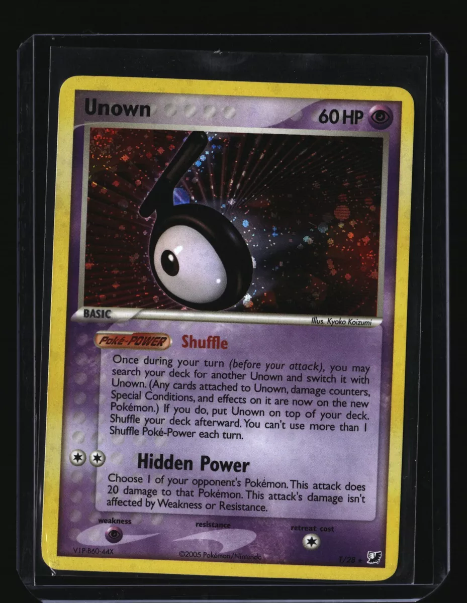 Unown (U) - Unseen Forces - Pokemon