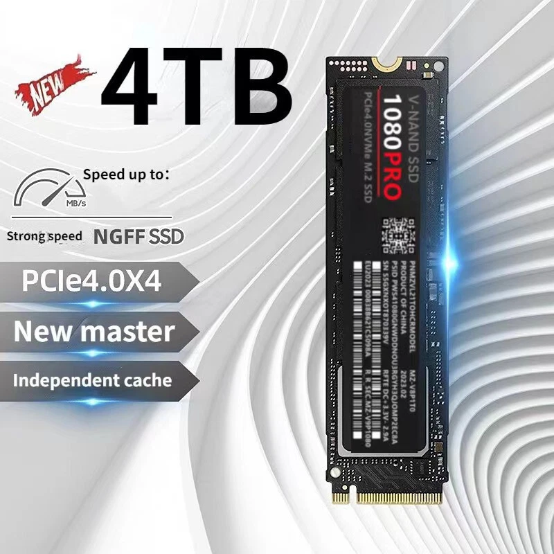 New 1080P RO M2 Solid State Drive SSD1TB2TB4TB PCIe 4.0 NVMe - Bild 2 von 4