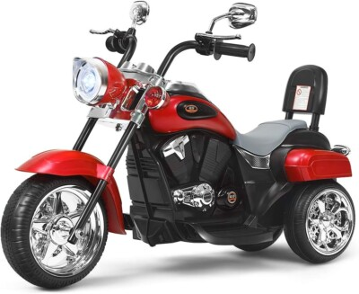 #ad Electric Child Motorcycle Red Harley Davidson Battery Powered Motor Ride On Toy $169.99