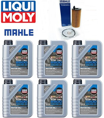 #ad ★ 6L Liqui Moly 0W 20 Top Tec Oil Change Kit Toyota Supra MKV 2.0L BMW B48 ★ $84.95